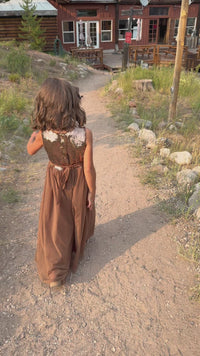 SS Girl's Dress Noelle Dress (sequin cocoa tulle)