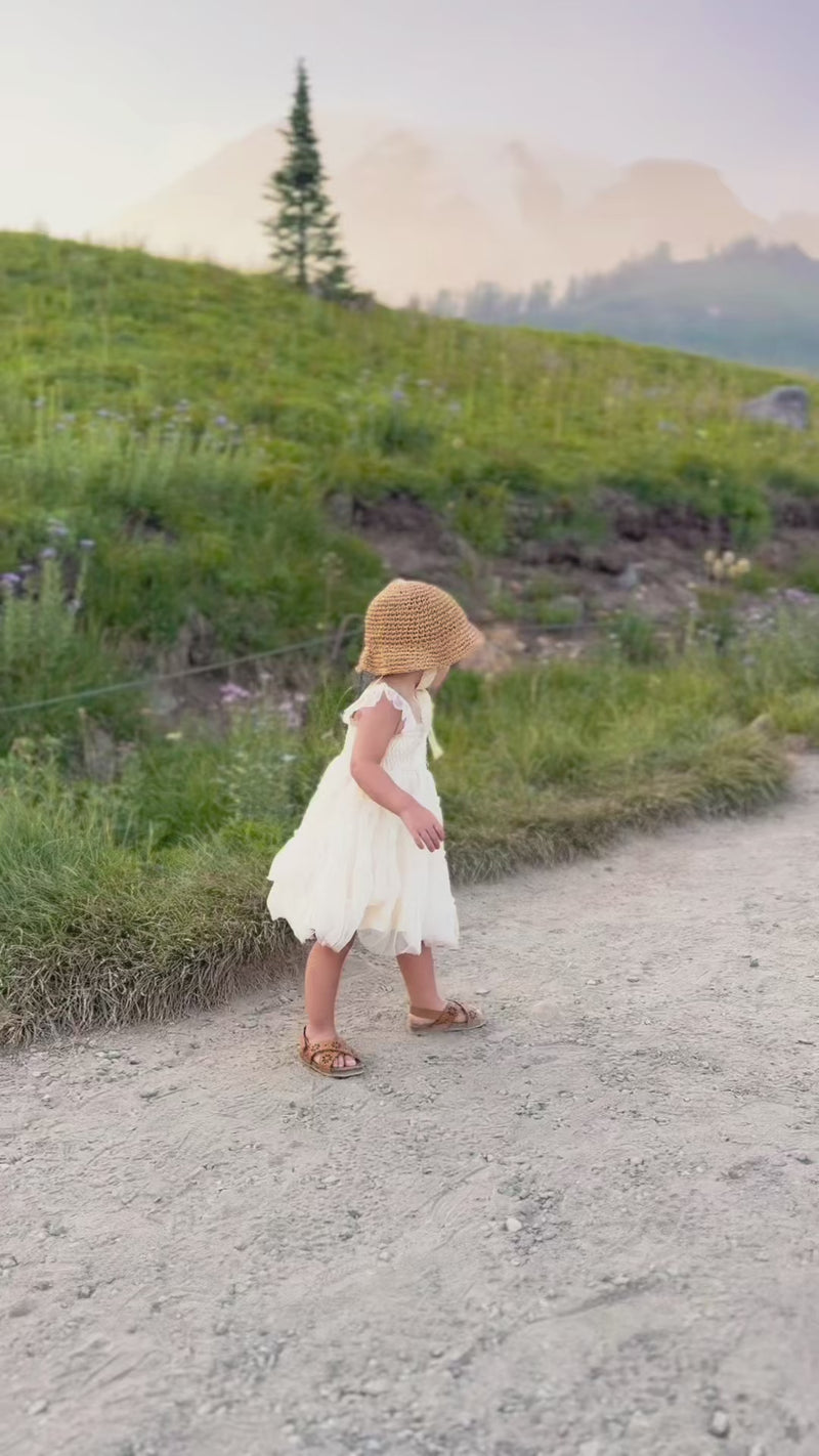 SS Pia Dress Antique Ivory Tulle