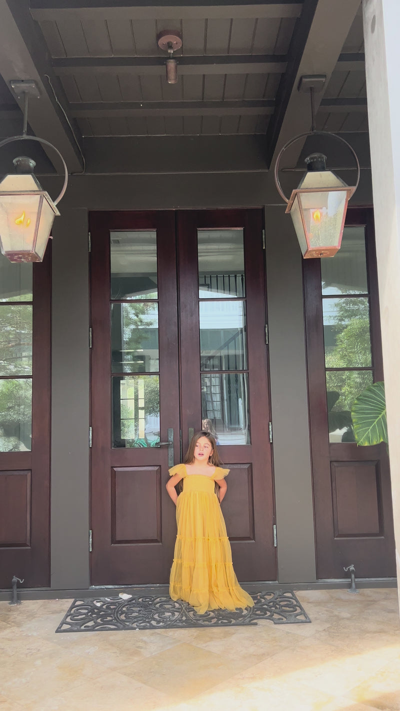 Marabella Dress (saffron tulle)
