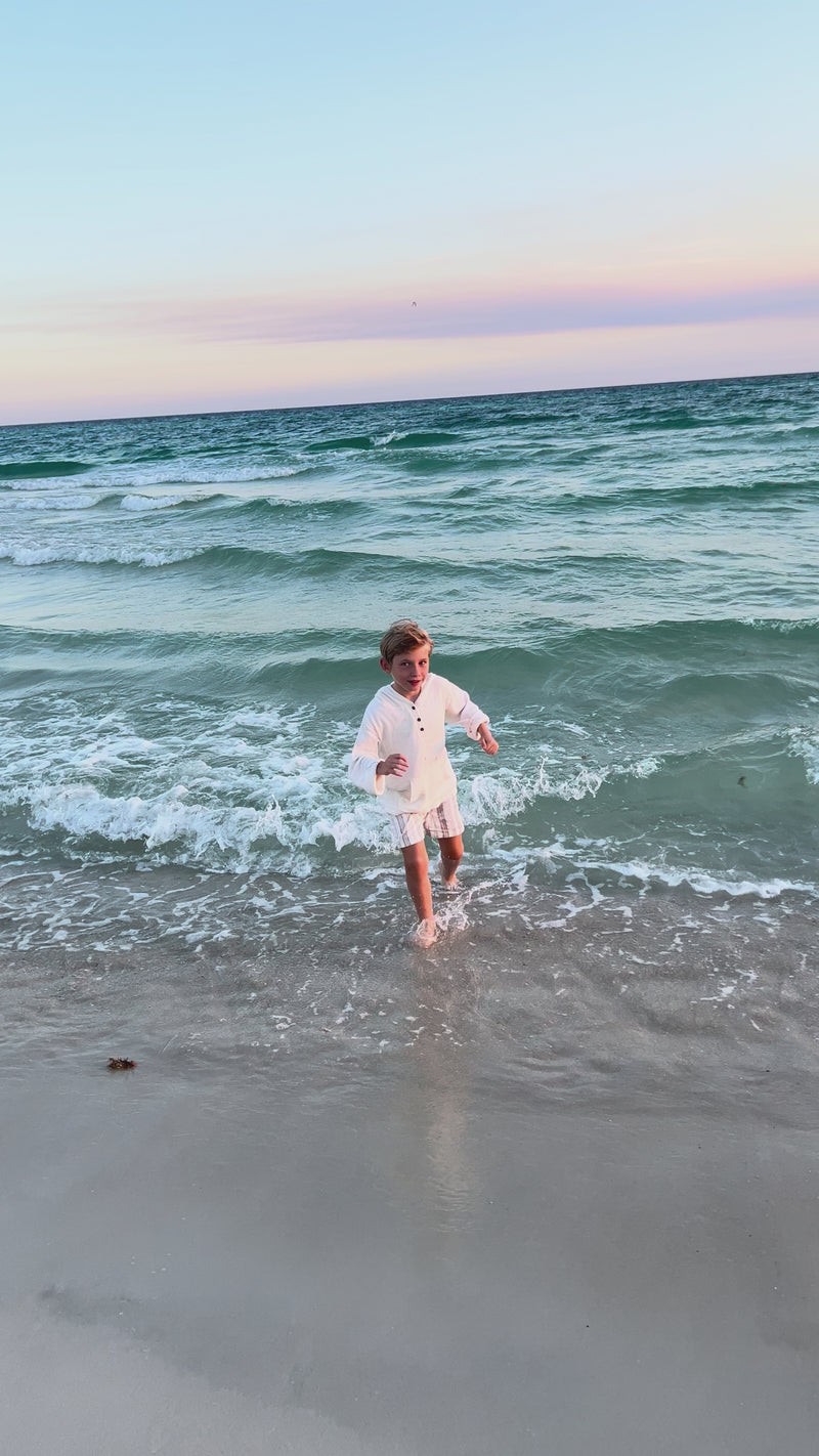 Knox Shorts (white muslin)
