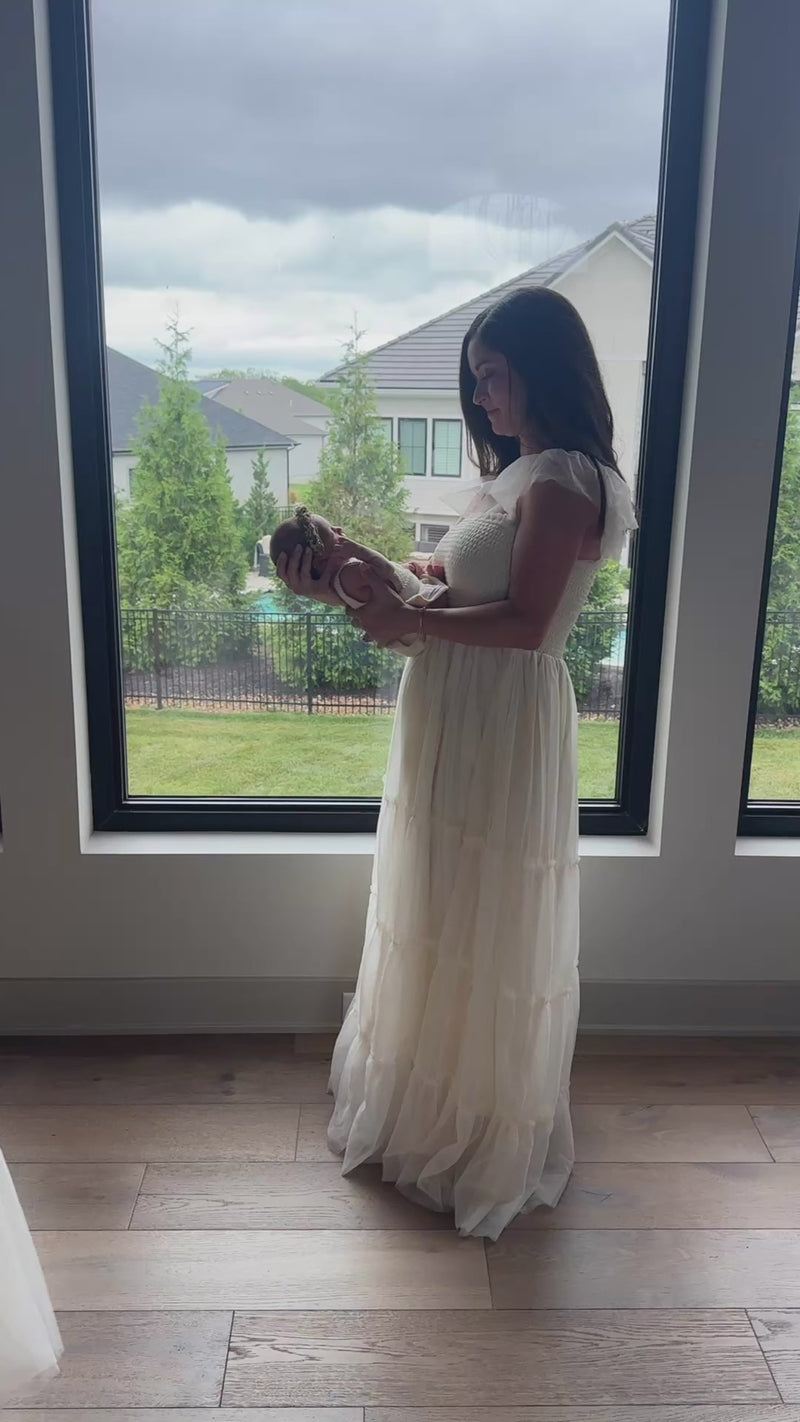 Women's Marabella Dress (antique ivory tulle)