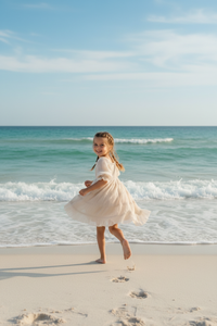 INDIE BLUE Dresses Karina Dress (natural chiffon)