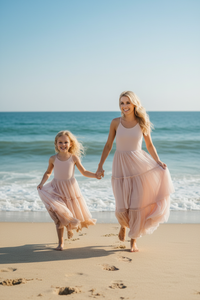 INDIE BLUE Women Women's Wendy Dress (soft pink tulle)