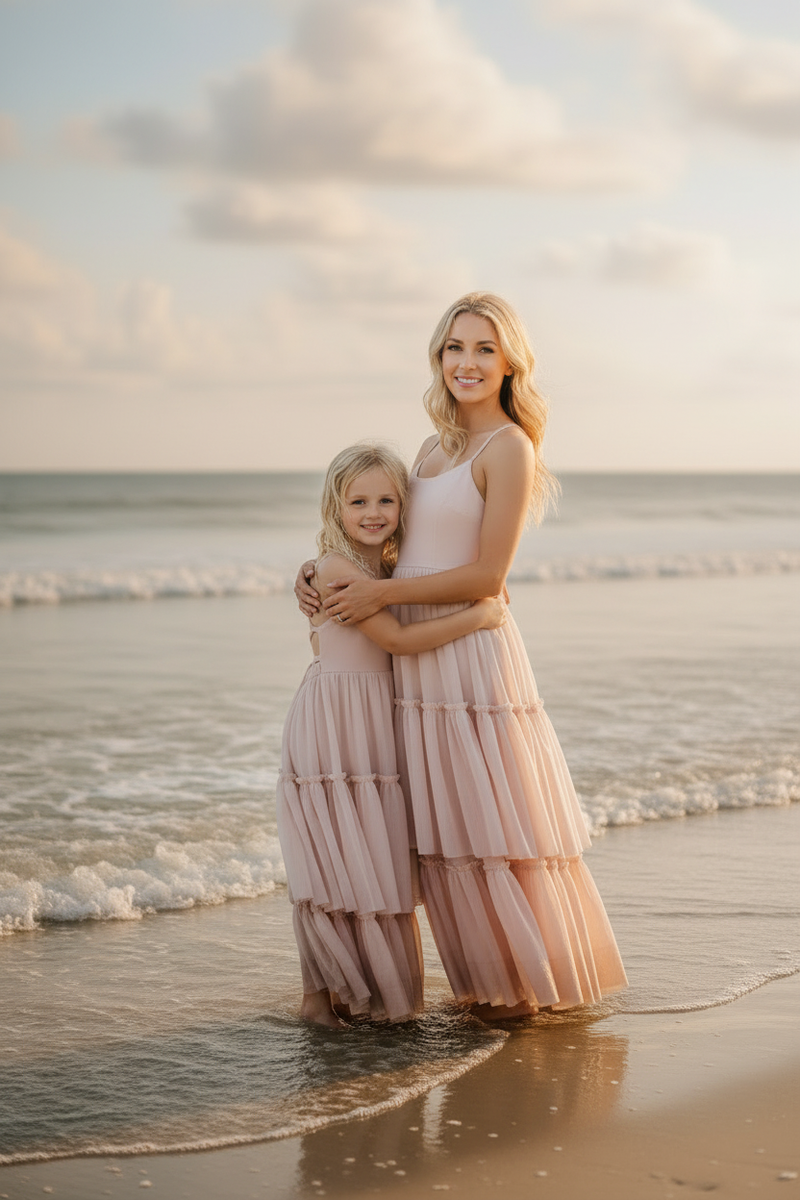 Women's Wendy Dress (soft pink tulle) S