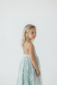 INDIE BLUE Dresses Fiona Lace Dress (coastal blue)