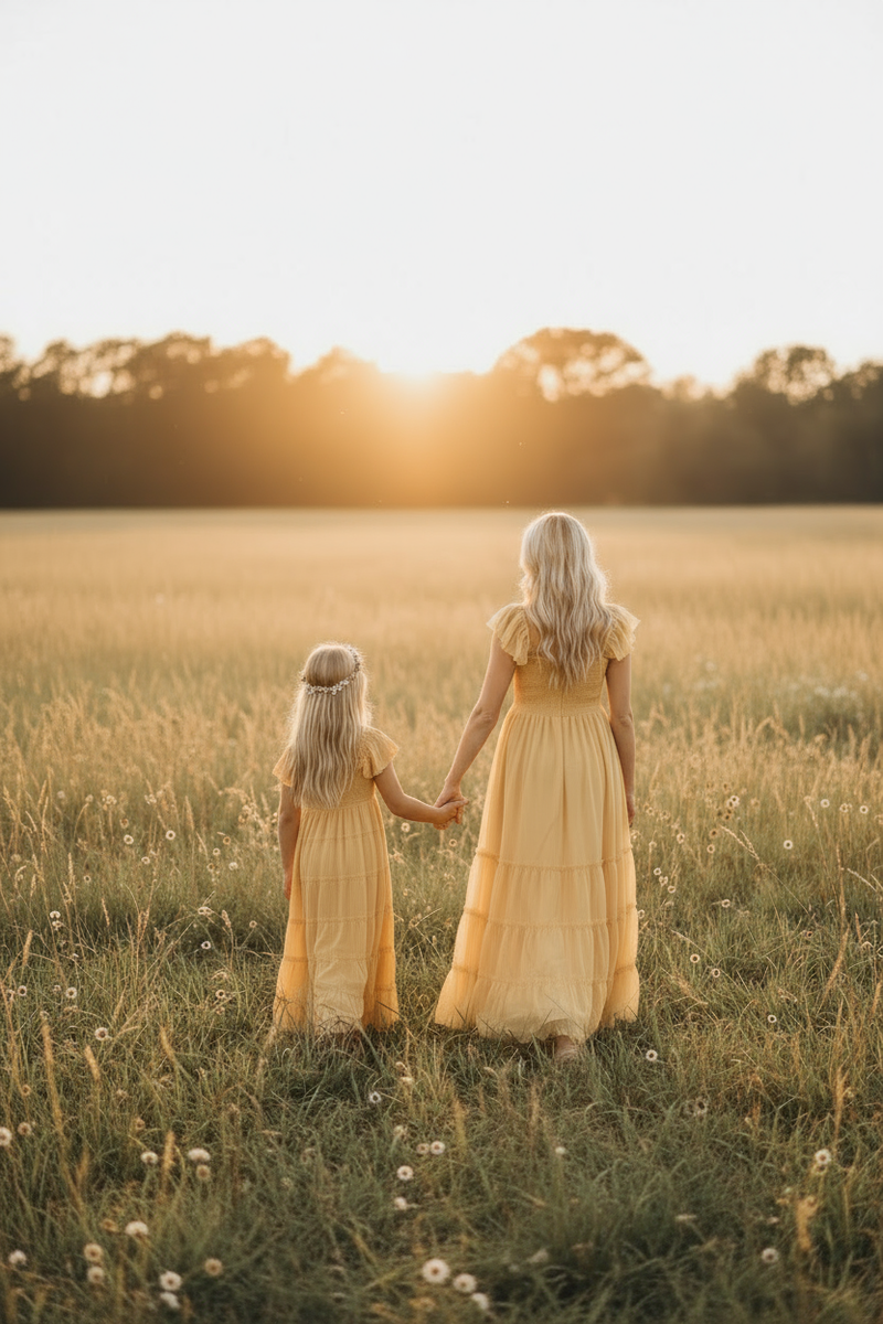 INDIE BLUE Women Women's Marabella Dress (saffron tulle)