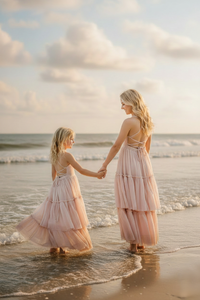 INDIE BLUE Women Women's Wendy Dress (soft pink tulle)