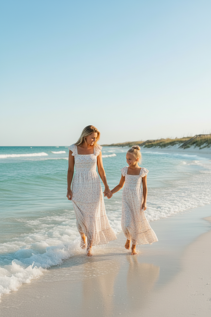 SS Girl's Dress Marabella Dress (wispy floral)