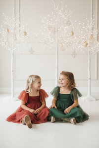 INDIE BLUE Dresses Fawn Dress (forest tulle)