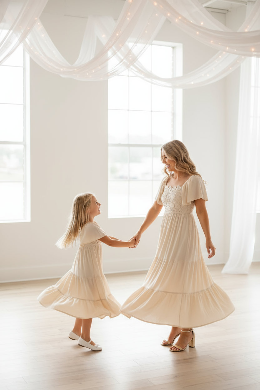 INDIE BLUE Women Women's Winnie Lace Dress (natural)