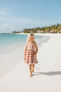 INDIE BLUE Dresses Tilly Pocket Dress (checkered)