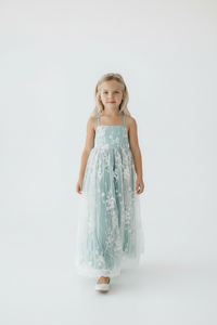 INDIE BLUE Dresses Fiona Lace Dress (coastal blue)