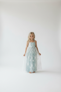 INDIE BLUE Dresses Fiona Lace Dress (coastal blue)
