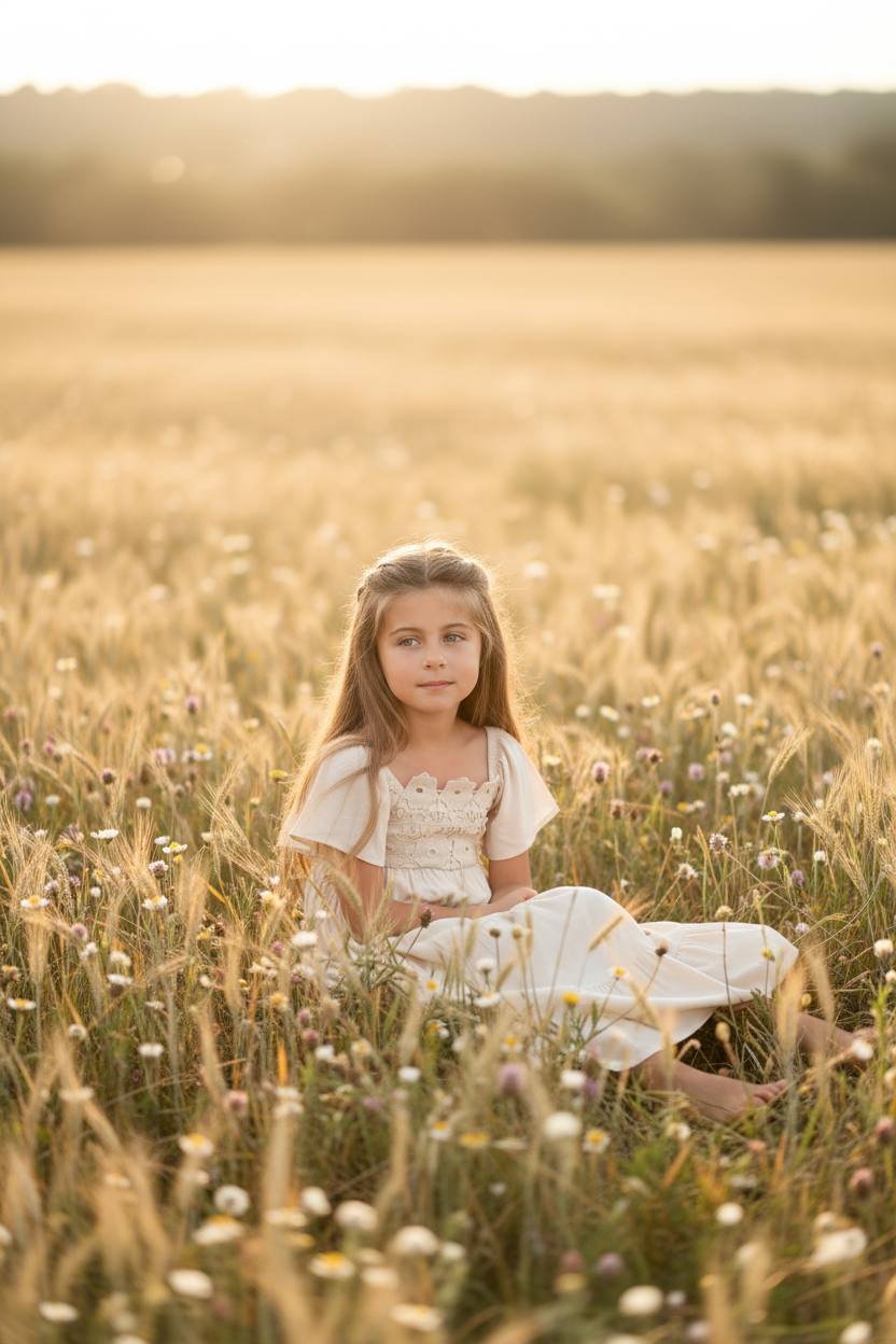 INDIE BLUE Dresses Winnie Lace Dress (natural)