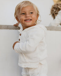 Knox Hoodie (light ivory muslin)