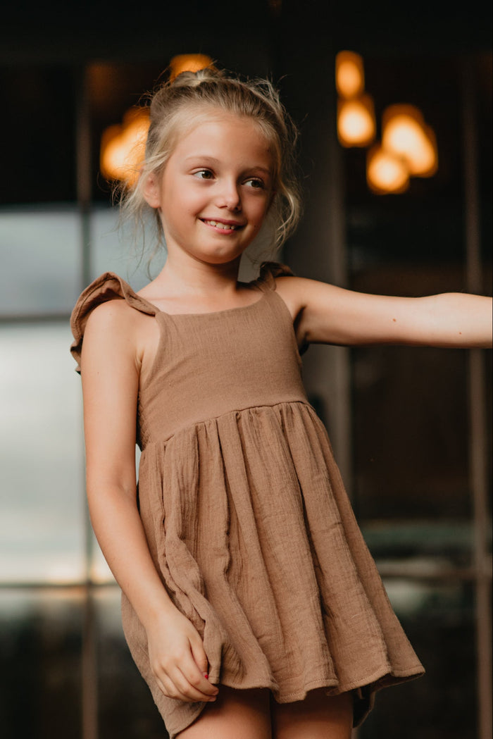 Cora Tunic (mocha muslin)