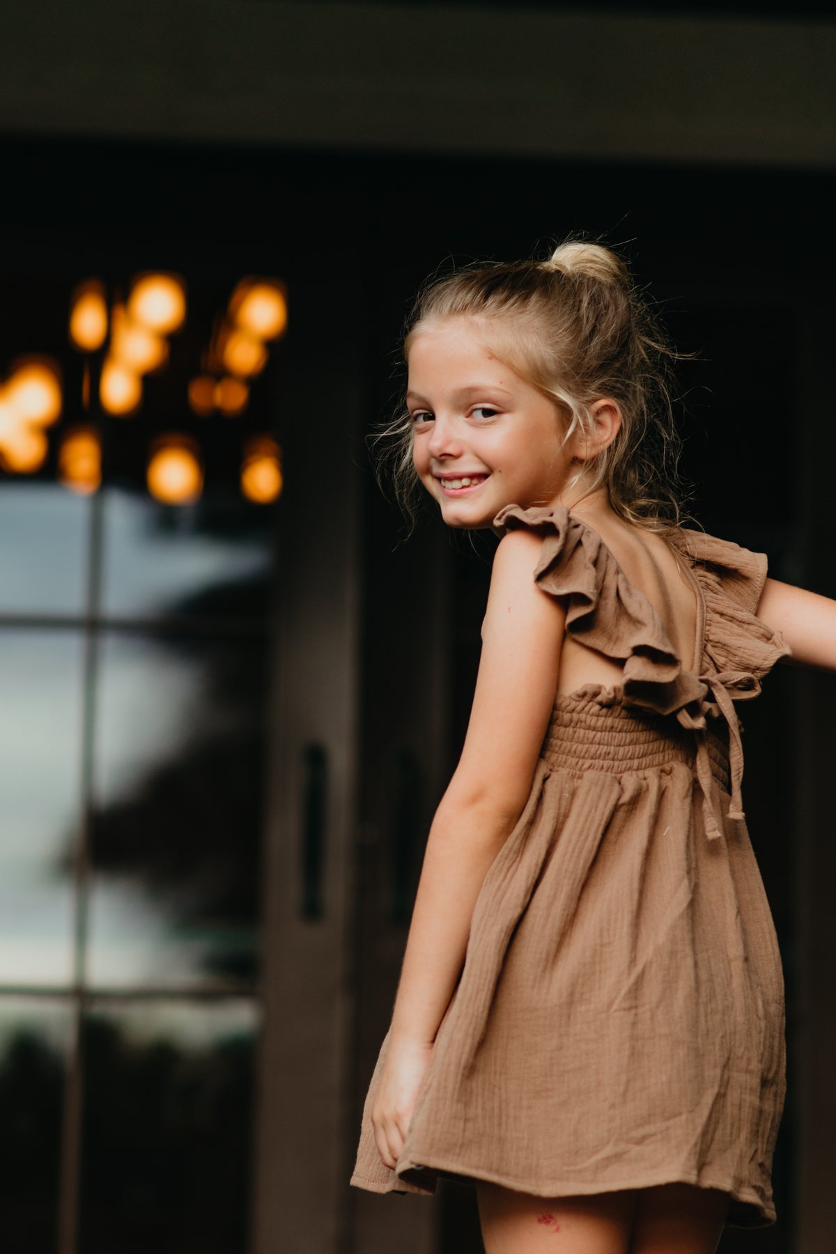 Cora Tunic (mocha muslin)