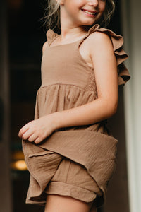 Cora Tunic (mocha muslin)