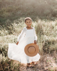 Jolene Dress (white swiss dot)