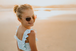 Smocked Ruffle Set - Floral