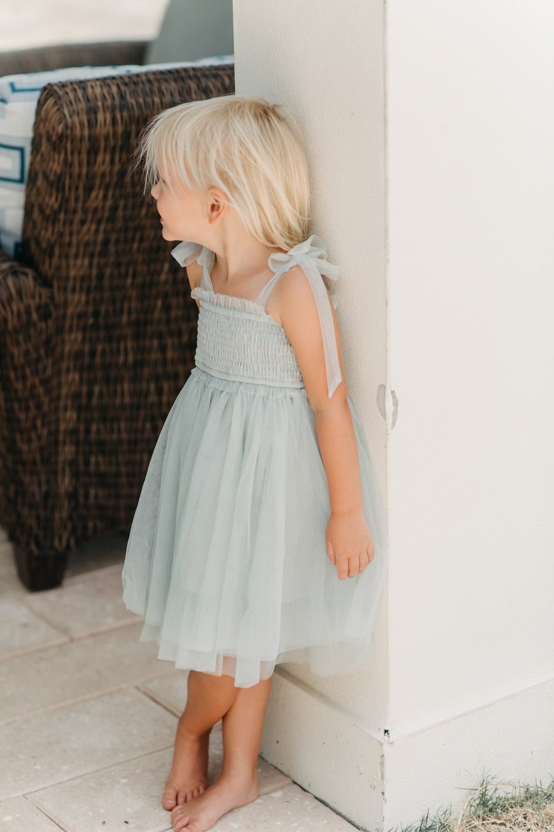 Isa Tulle Dress (airy blue)