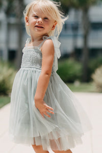 Isa Dress (airy blue tulle)