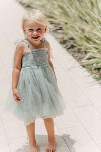 Isa Dress (airy blue tulle)