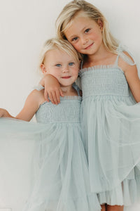 Isa Dress (airy blue tulle)