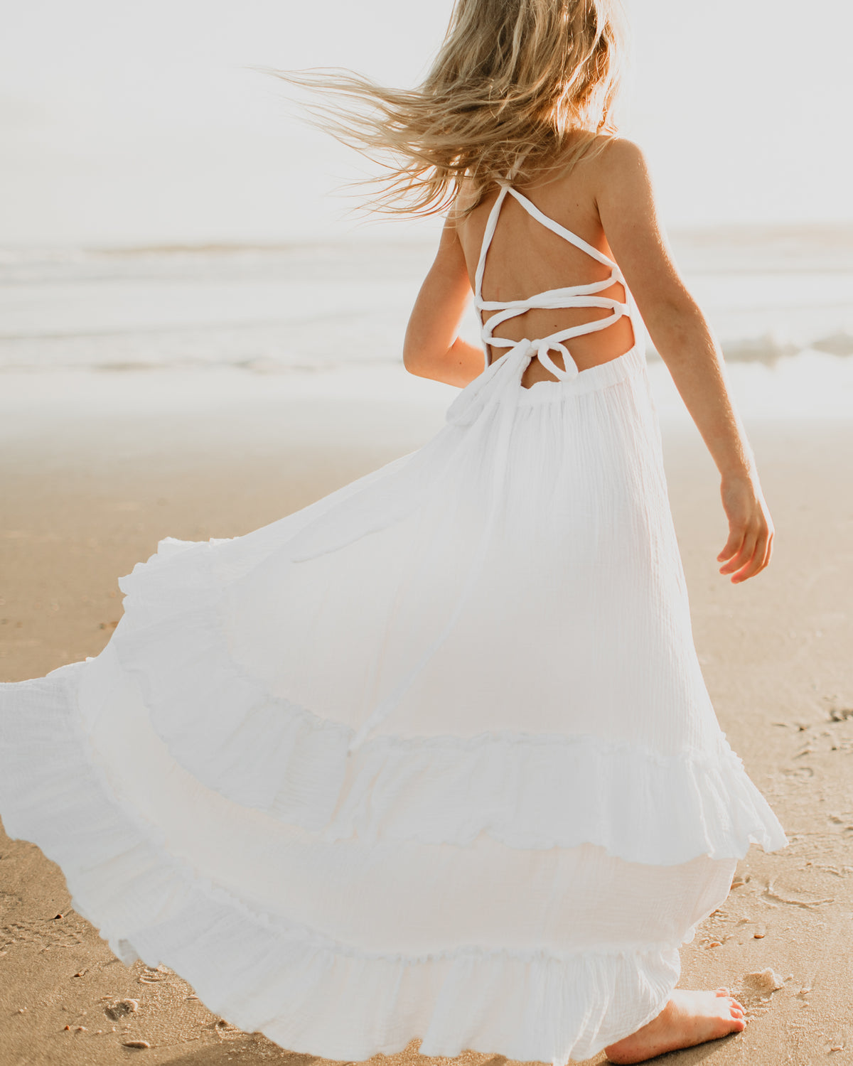 Wendy Muslin Dress (white)