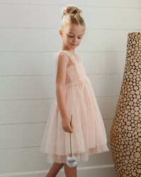 Isa Dress (blush tulle)