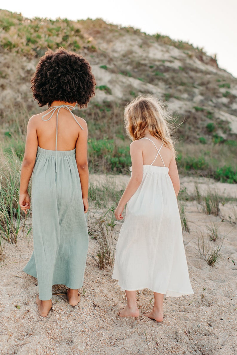 Lucie Dress (white muslin) 5T