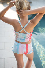 Load image into Gallery viewer, Tankini Set - Rainbow Stripe