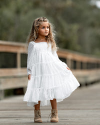 Nora Dress (white swiss dot) FINAL SALE