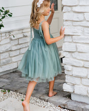 Load image into Gallery viewer, Isa Tulle Dress (soft teal)