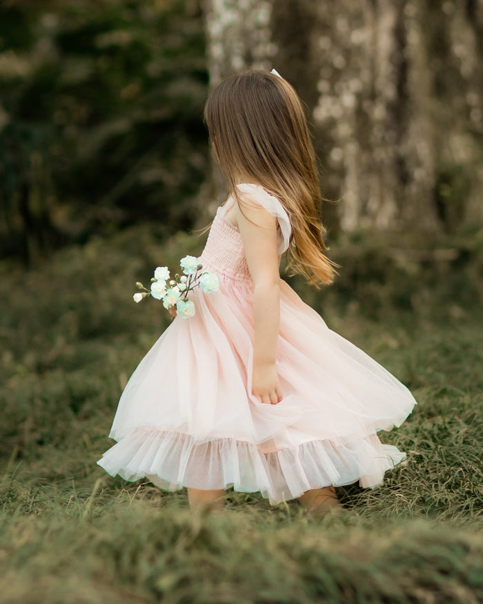 SS Girl's Dress Juliet Dress (blush tulle)