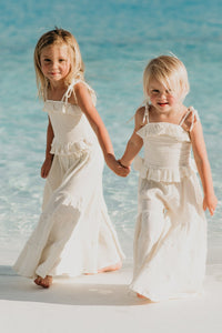 SS Girl's Top Vivi Top (light ivory muslin)