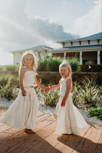 SS Girl's Top Vivi Top (light ivory muslin)