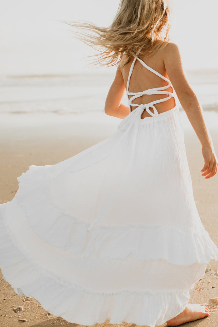 SS Girl's Dress Wendy Dress (white muslin)