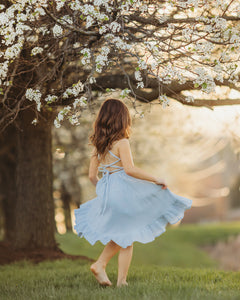 Sylvia Dress (periwinkle blue) FINAL SALE