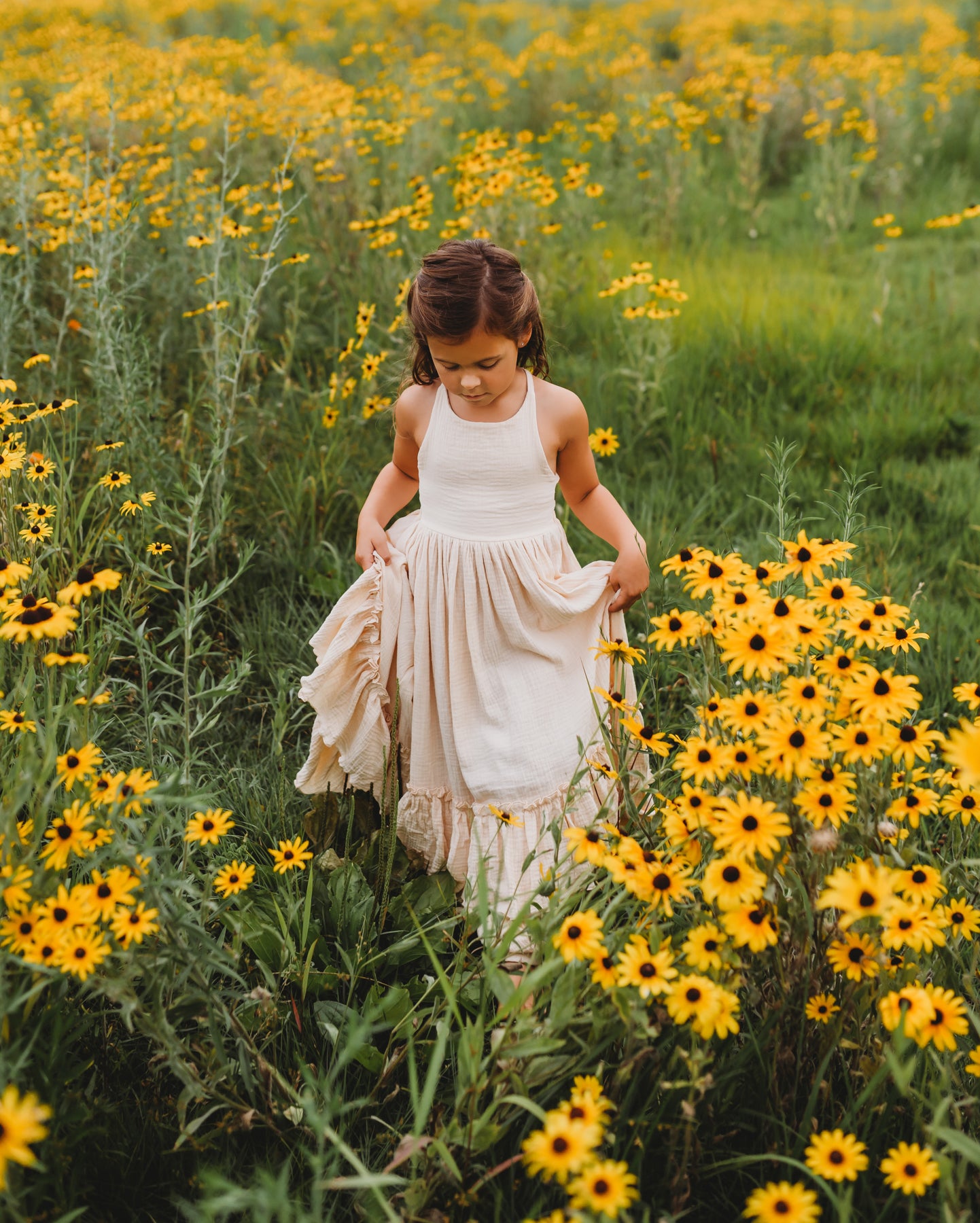 Wendy Dress (sand muslin)