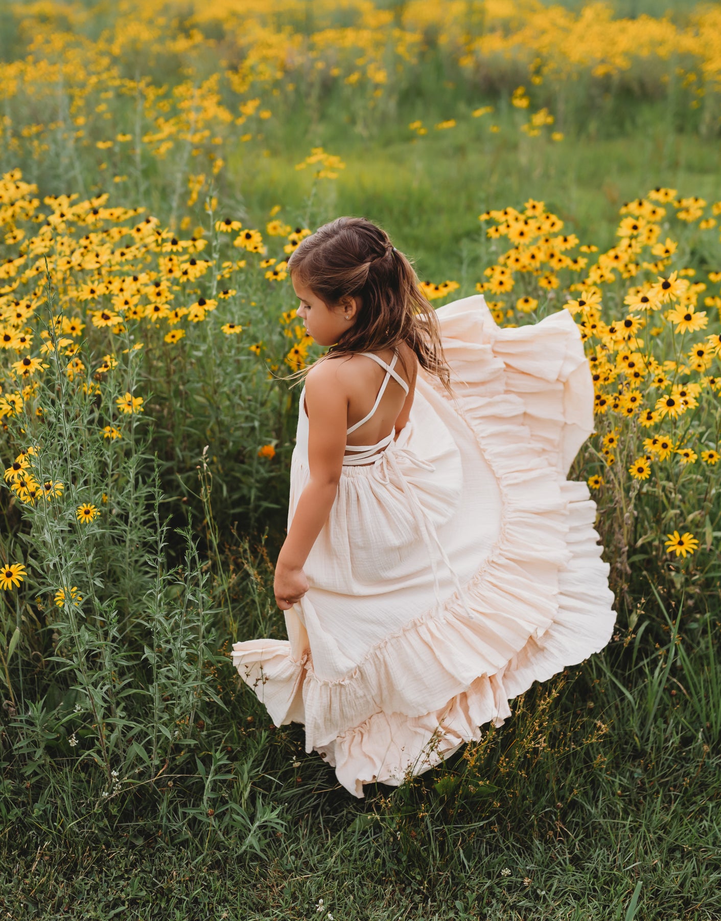 Wendy Dress (sand muslin)