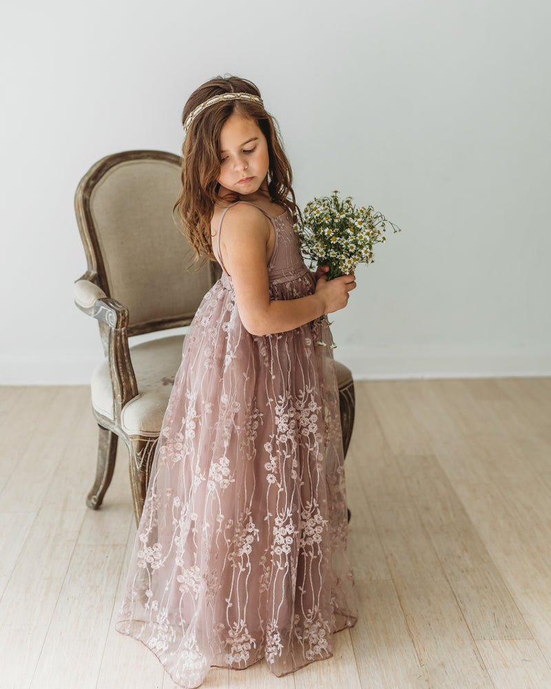Fiona Lace Dress (lavender pink)