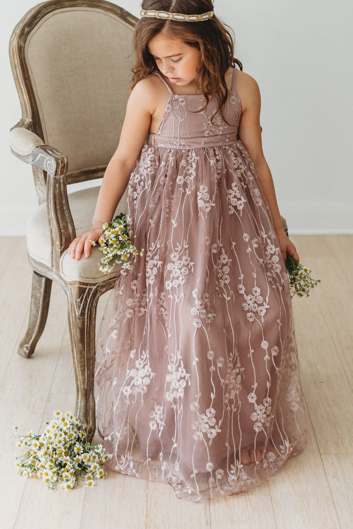 lavender and lace dress Fiona Lace Dress (lavender pink) 4T