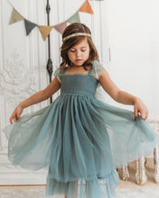 Load image into Gallery viewer, Juliet Tulle Dress (soft teal)