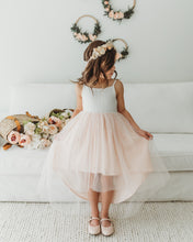 Load image into Gallery viewer, Tessa Dot Dress (blush) FINAL SALE