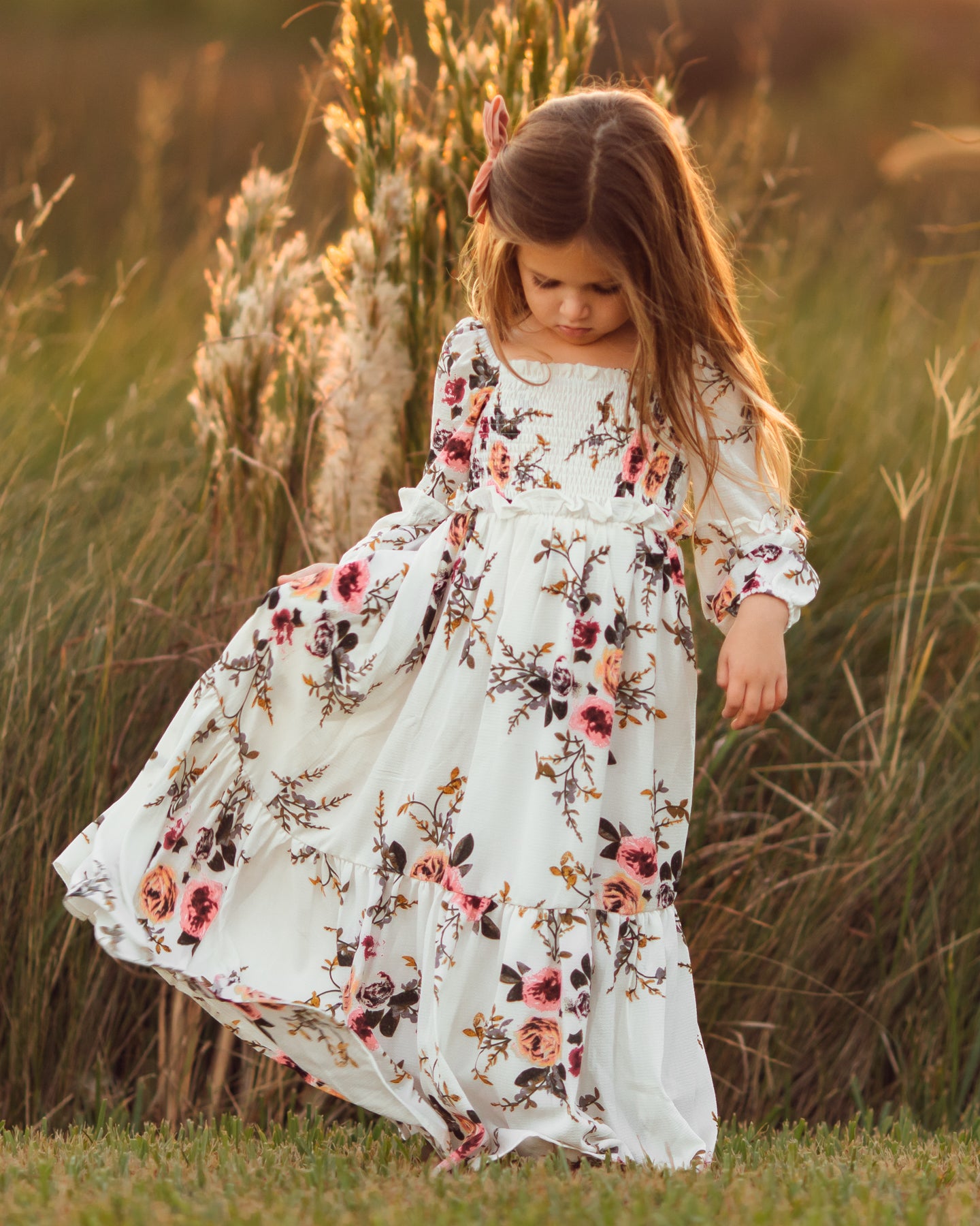 Sophia Dress (vine floral)