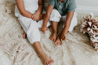 Vintage Crochet Blanket (ecru)