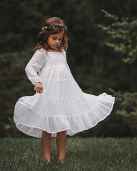 Nora Dress (white swiss dot) FINAL SALE