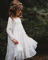 Nora Dress (white swiss dot) FINAL SALE