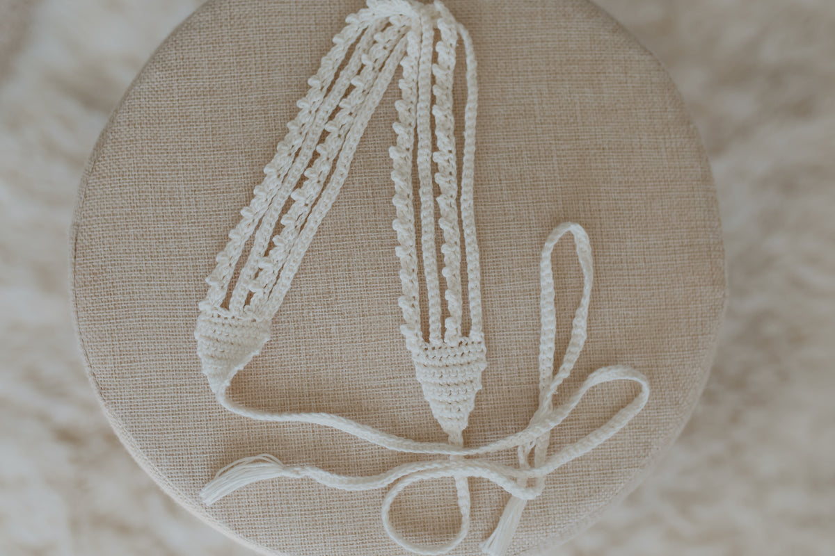 Split-Layer Hand-Crochet Headband
